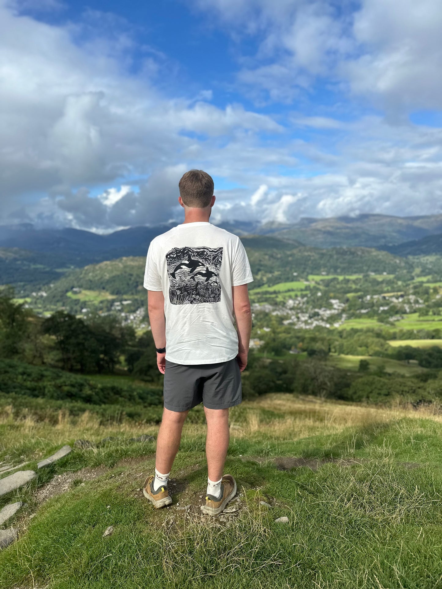 Unisex Eco friendly Fairtrade & Organic British Sea life T-shirt