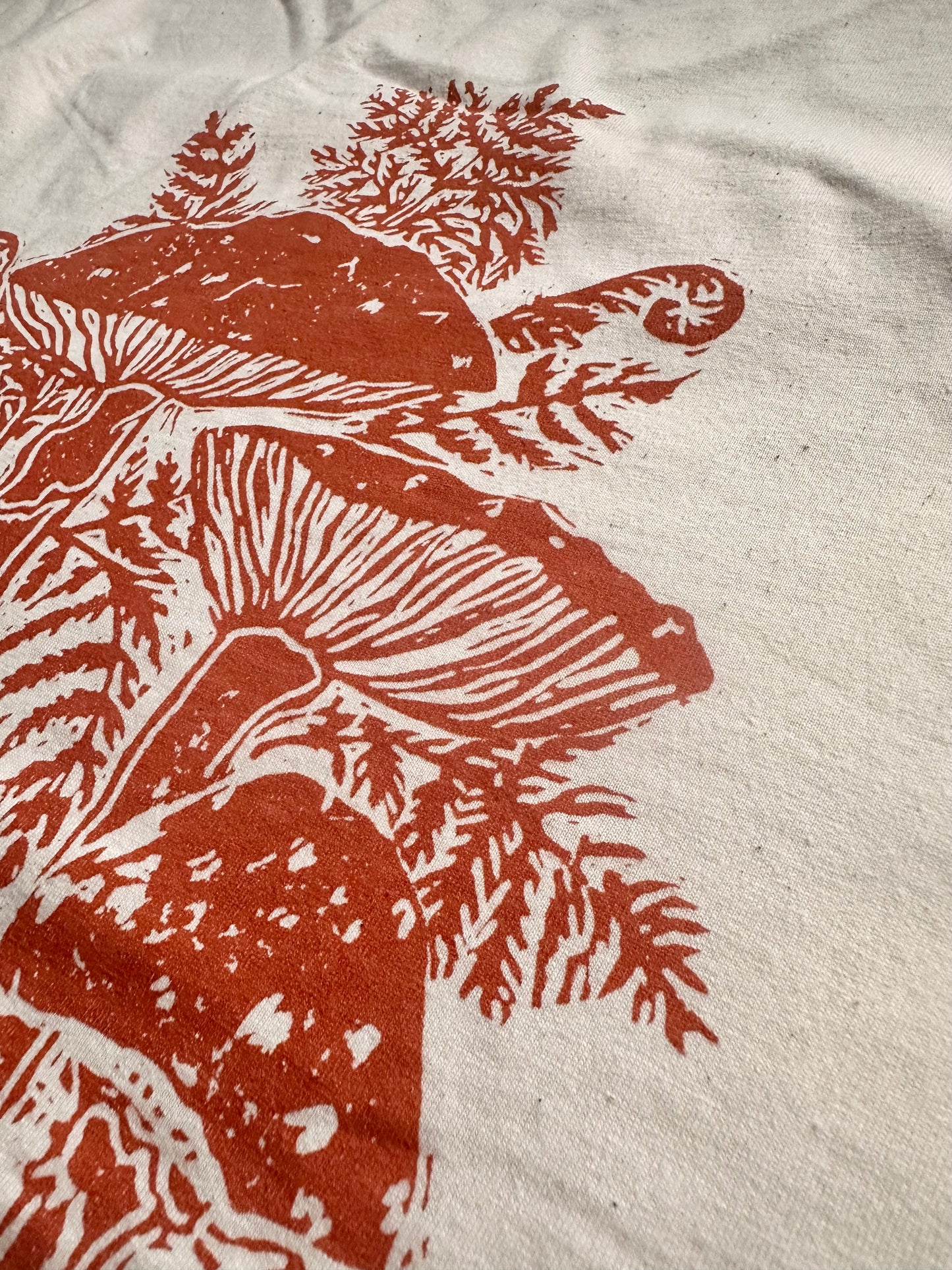 Unisex Eco friendly Fairtrade & Organic Mushroom T-shirt