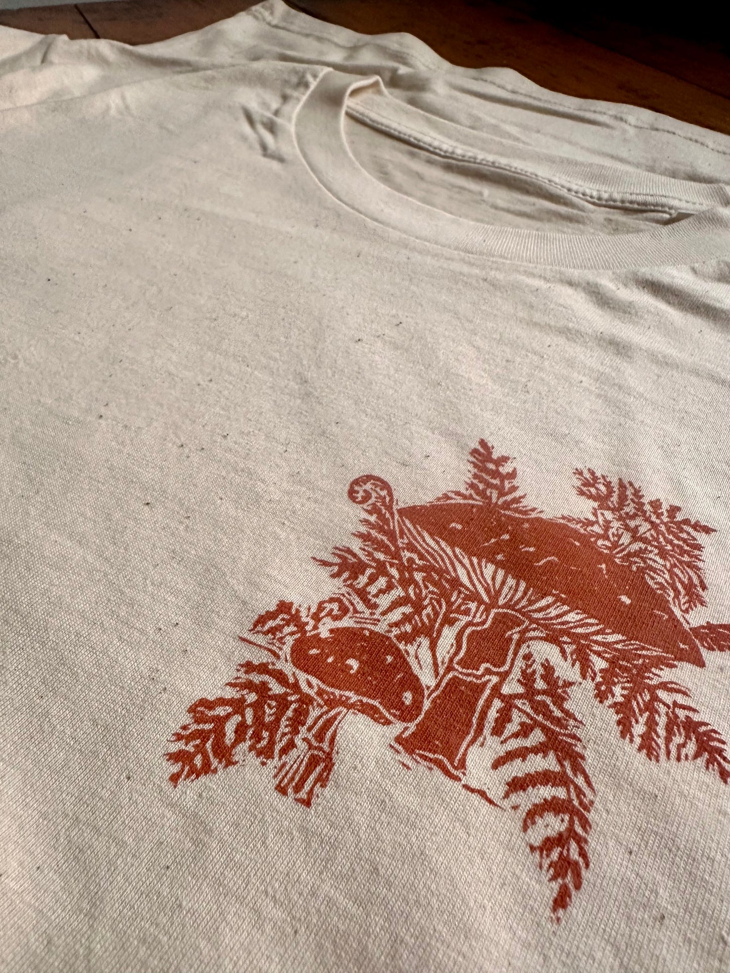 Unisex Eco friendly Fairtrade & Organic Mushroom T-shirt