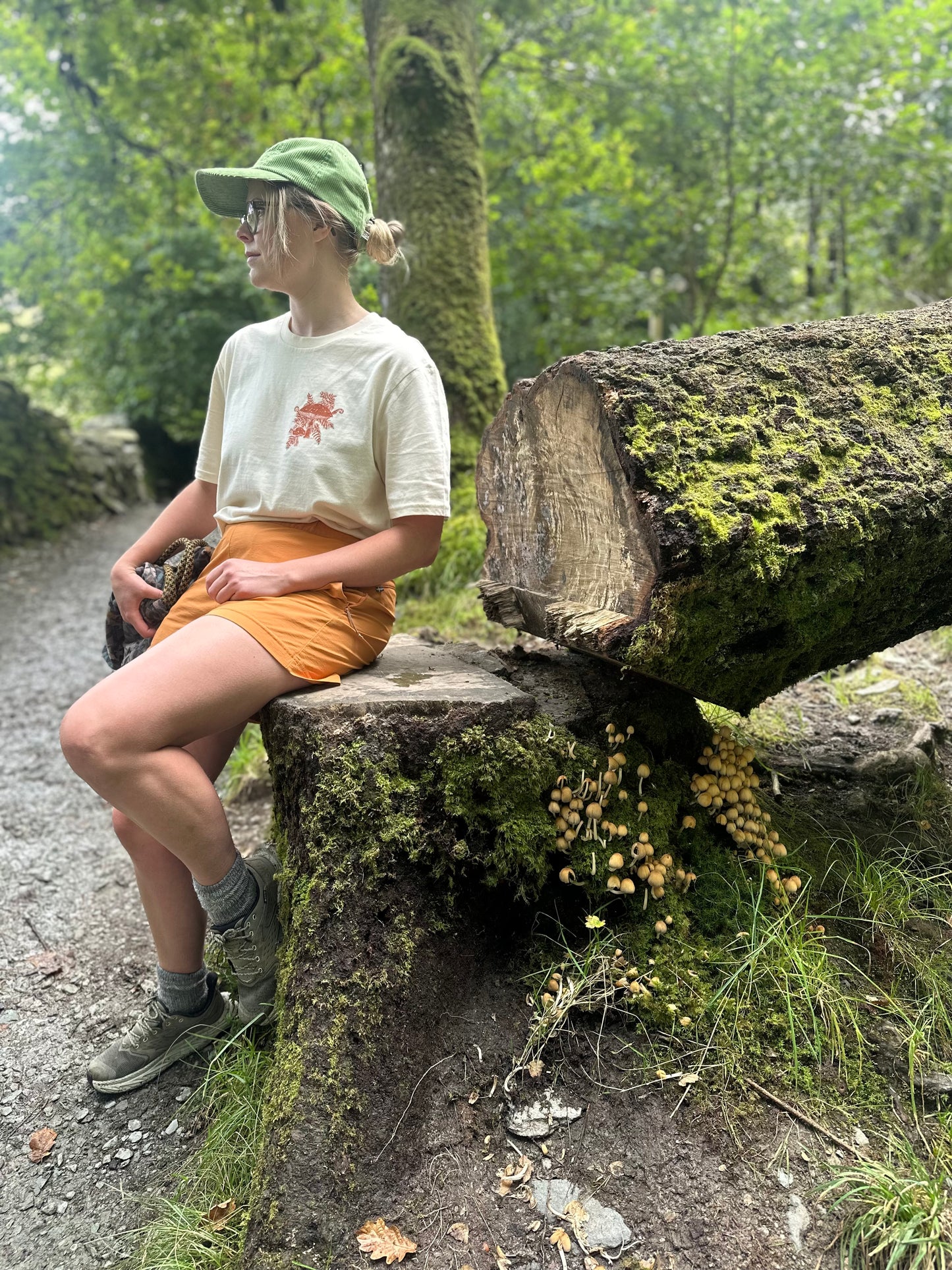 Unisex Eco friendly Fairtrade & Organic Mushroom T-shirt