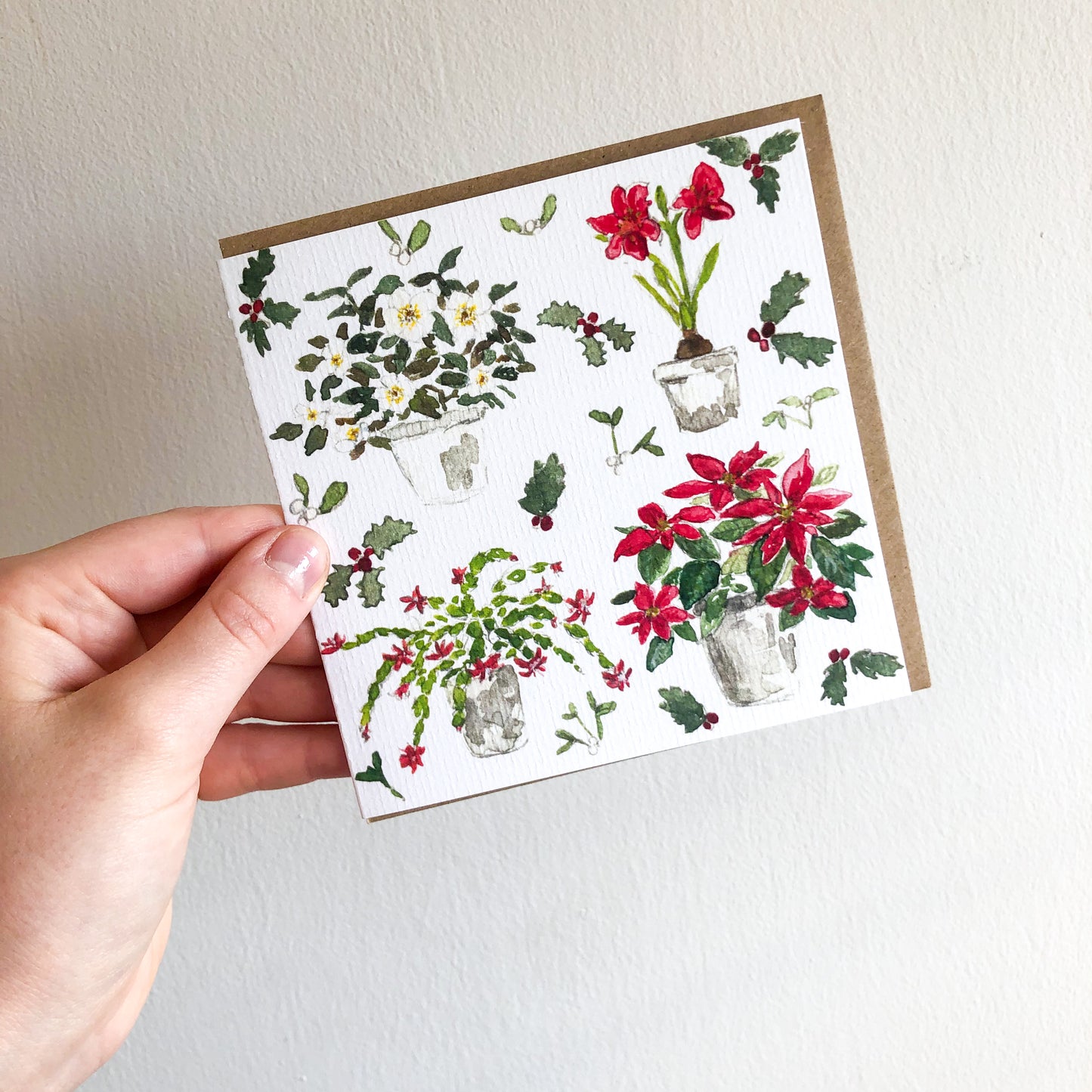 Seasonal Plants Christmas Card Pack