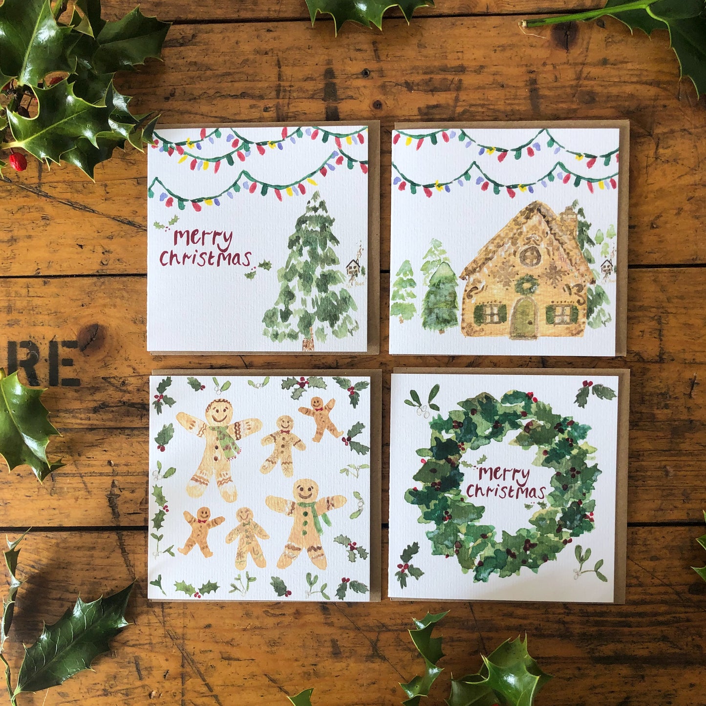 Ginger Spice Christmas Card Pack