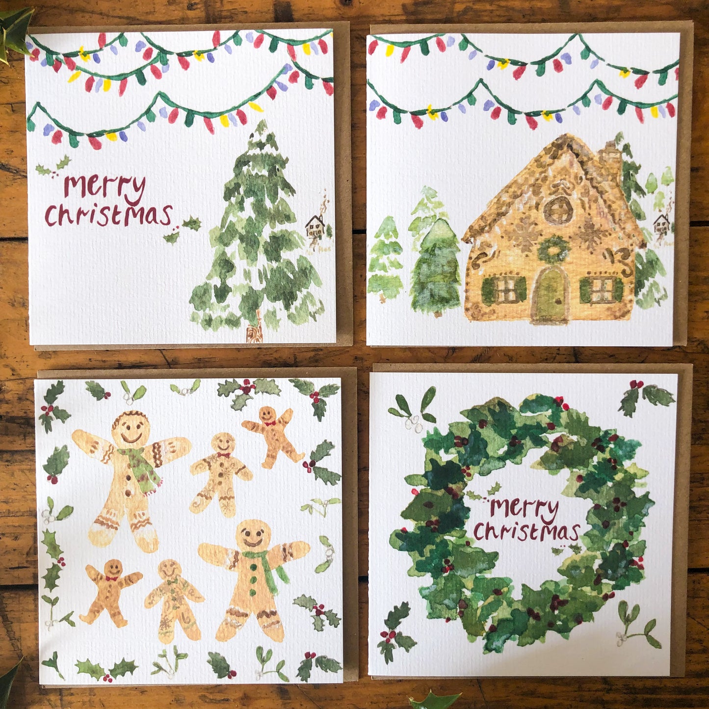 Ginger Spice Christmas Card Pack