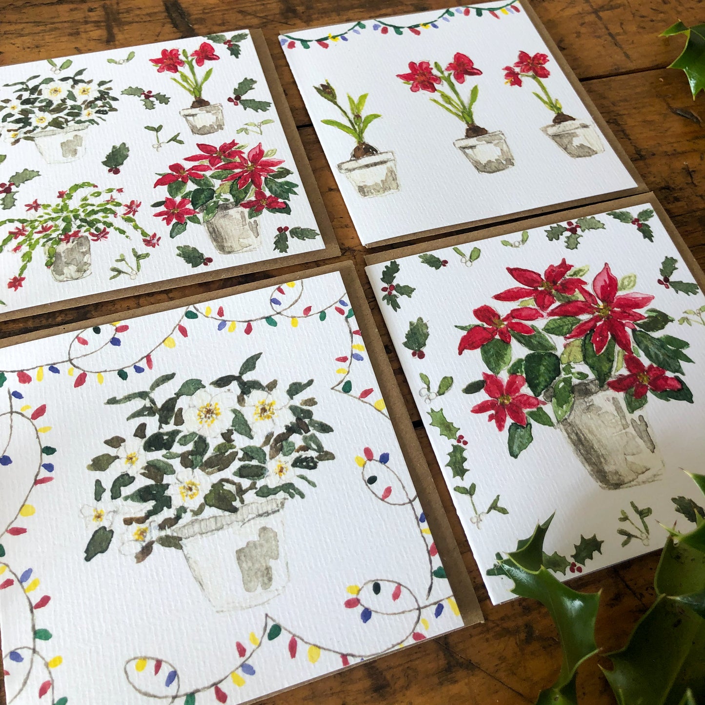 Seasonal Plants Christmas Card Pack