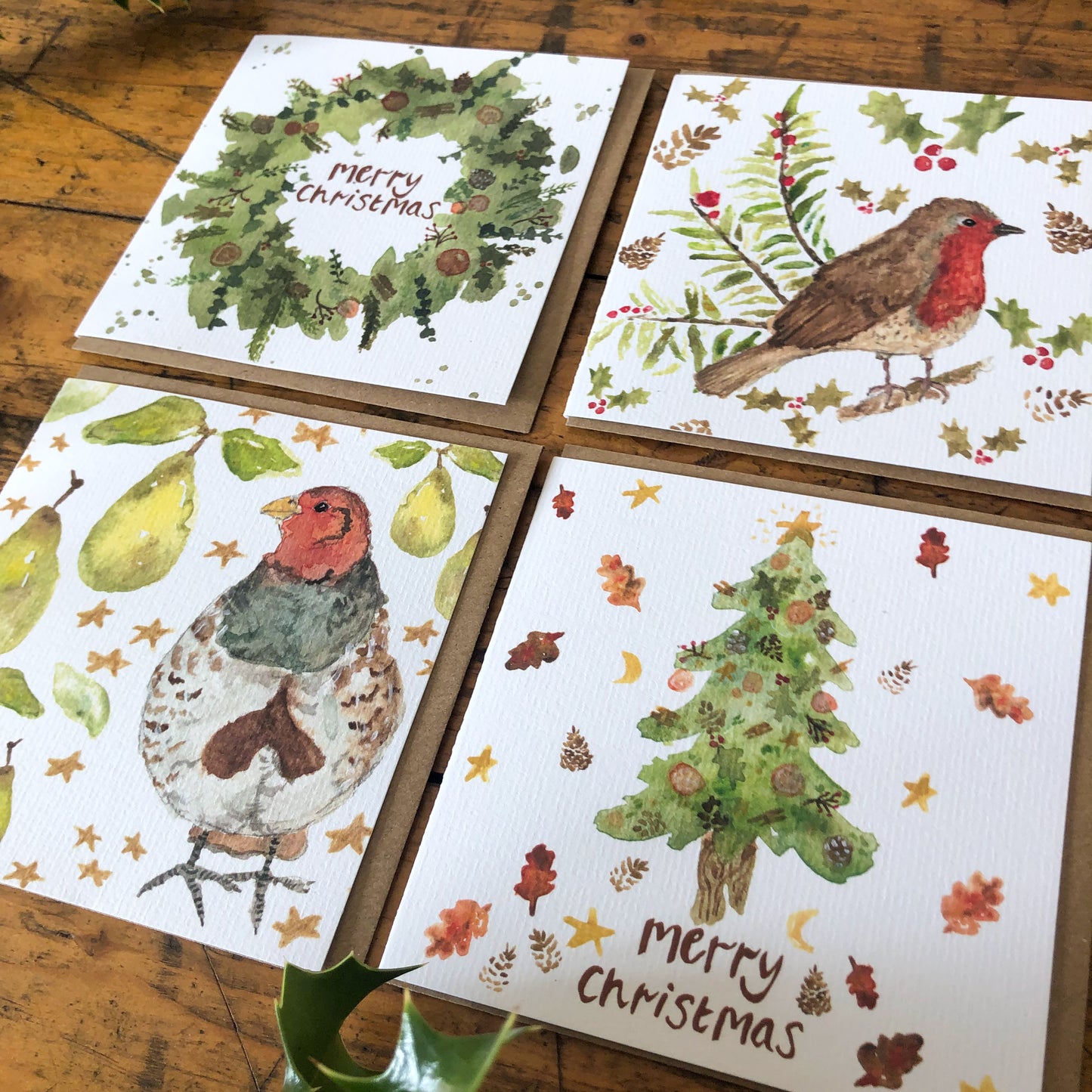 Seasonal Birds Christmas Card Pack
