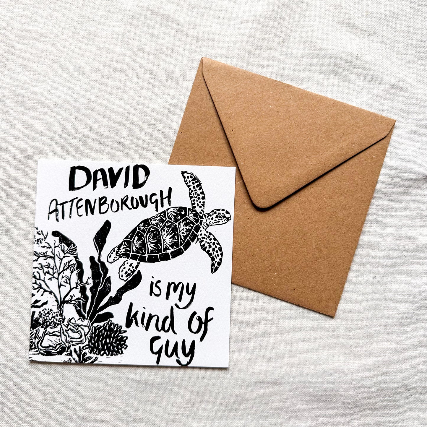 David Attenborough, Green Turtle Card
