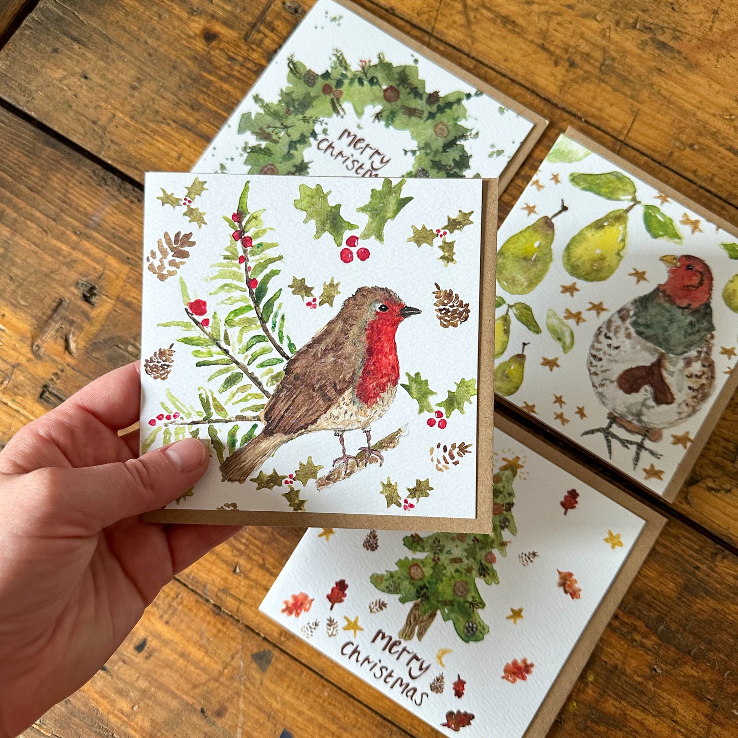 Seasonal Birds Christmas Card Pack