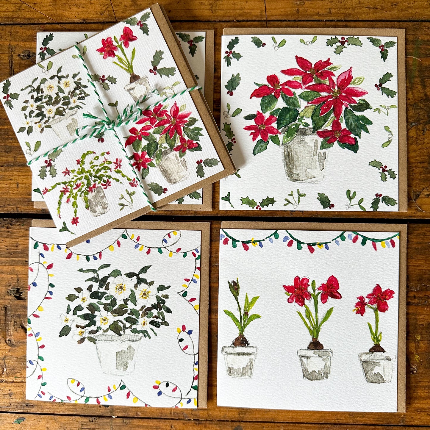 Seasonal Plants Christmas Card Pack
