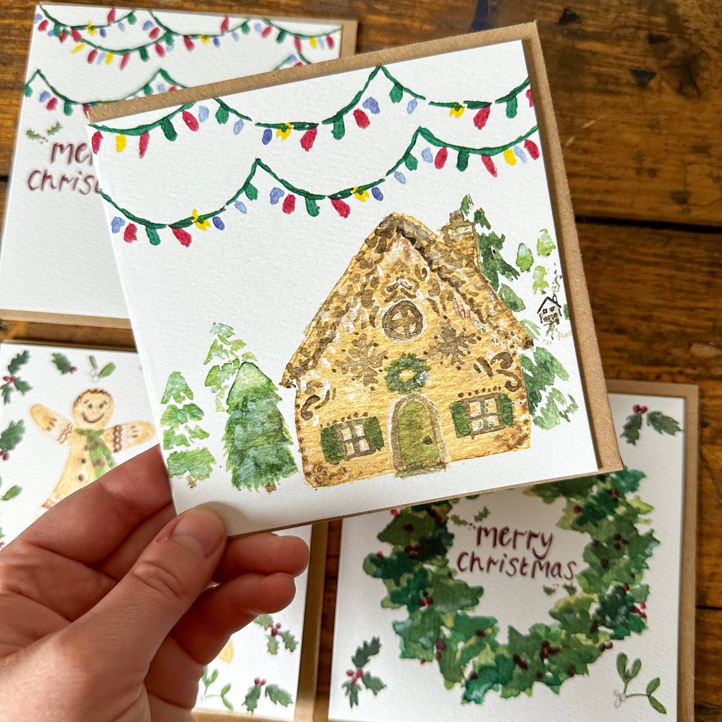 Ginger Spice Christmas Card Pack