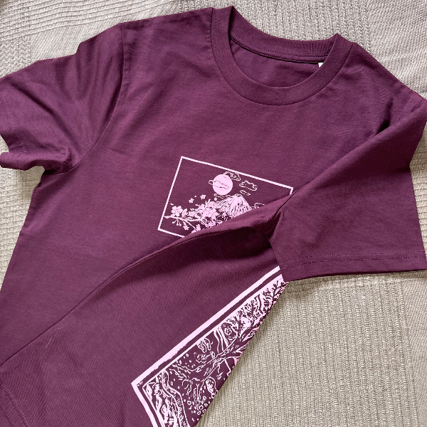 Unisex Eco friendly Organic Haru 春 Japanese Spring T-shirt.