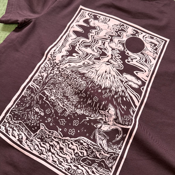 Unisex Eco friendly Organic Haru 春 Japanese Spring T-shirt.