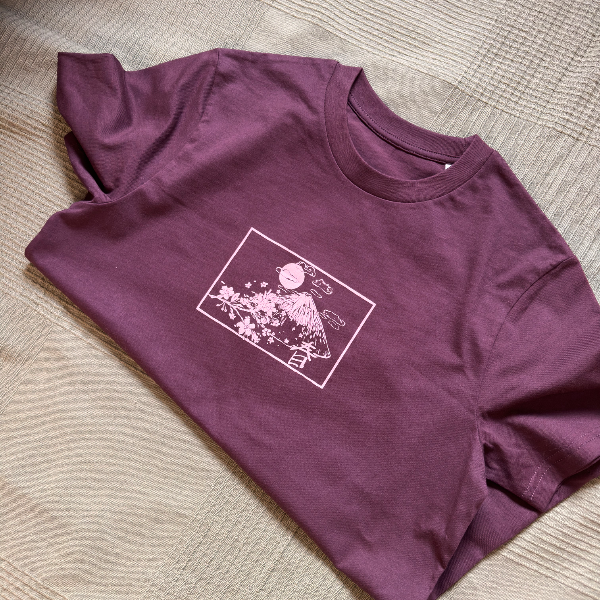Unisex Eco friendly Organic Haru 春 Japanese Spring T-shirt.