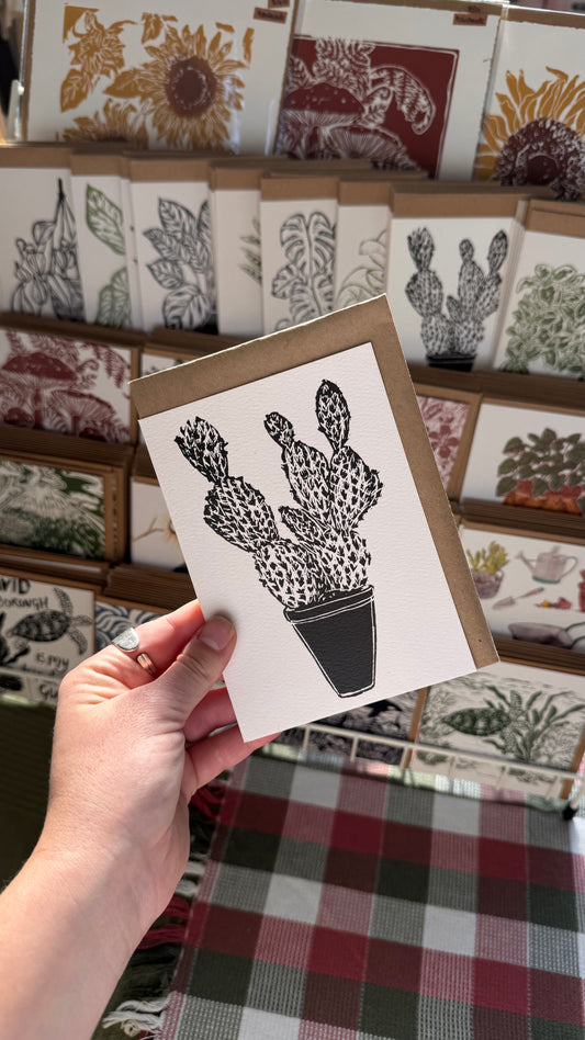 Opuntia Microdasy House Plant Card