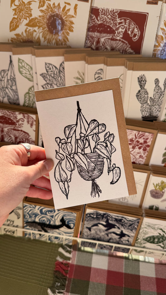 Philodendron Scandens House Plant Card