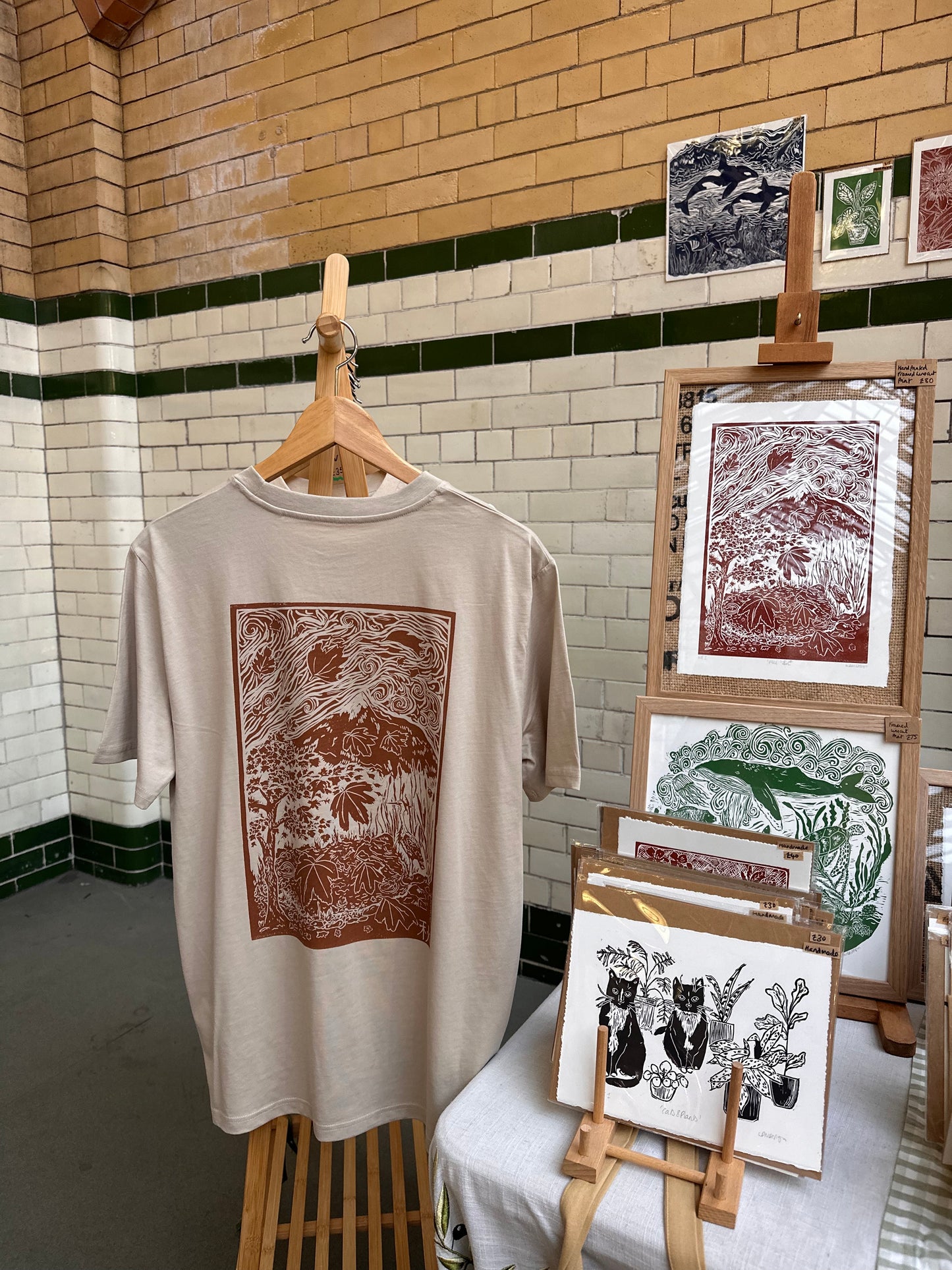 Unisex Eco friendly Organic Aki Japanese Autumn, Turtle T-shirt