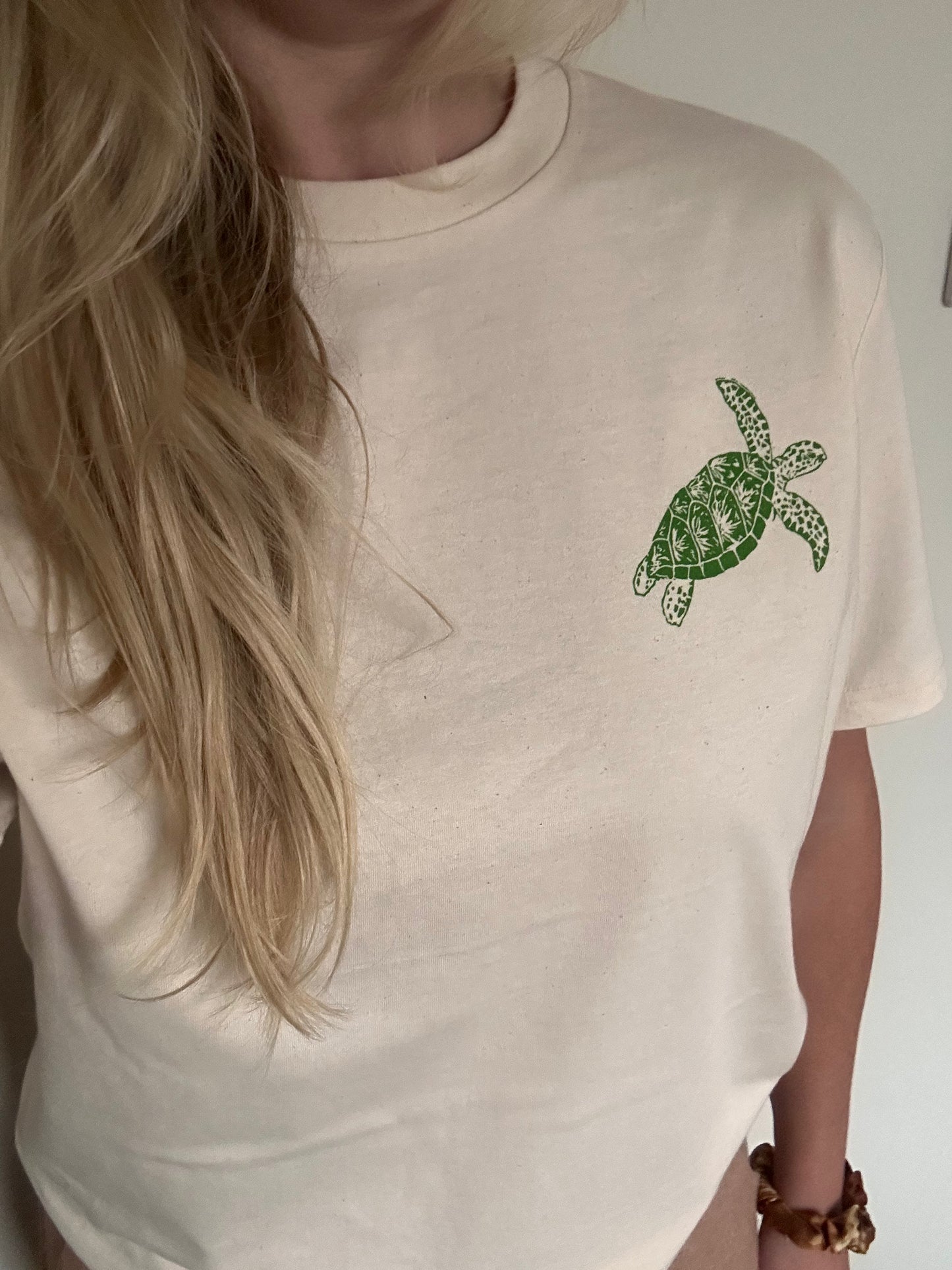 Unisex Eco friendly Organic David Attenborough, Turtle T-shirt