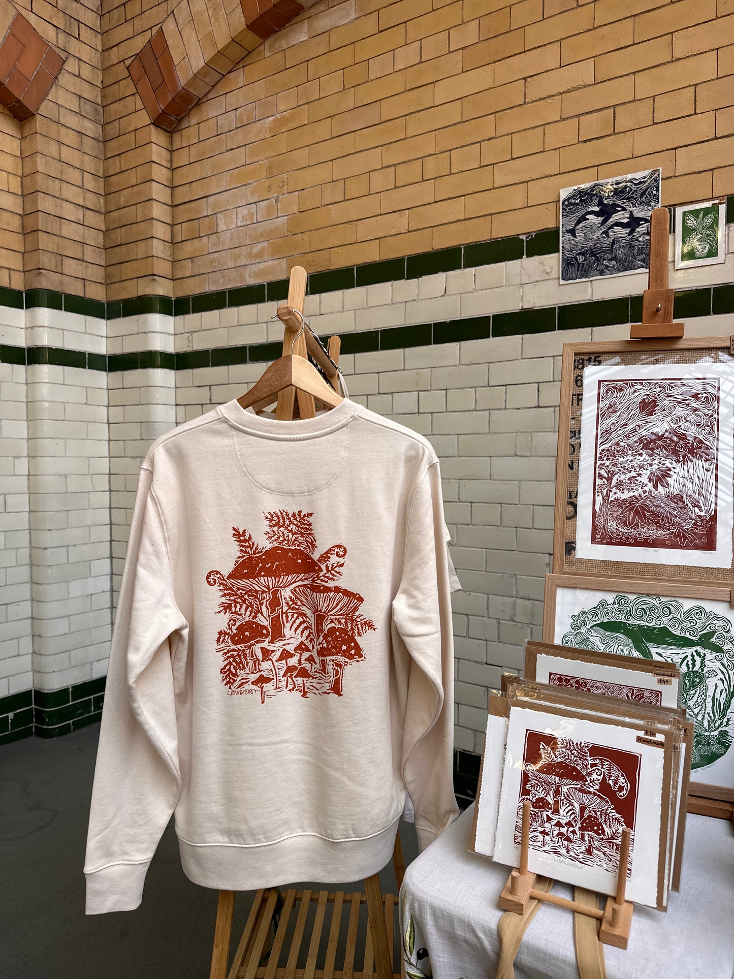 Mushroom Organic Cotton Sweater